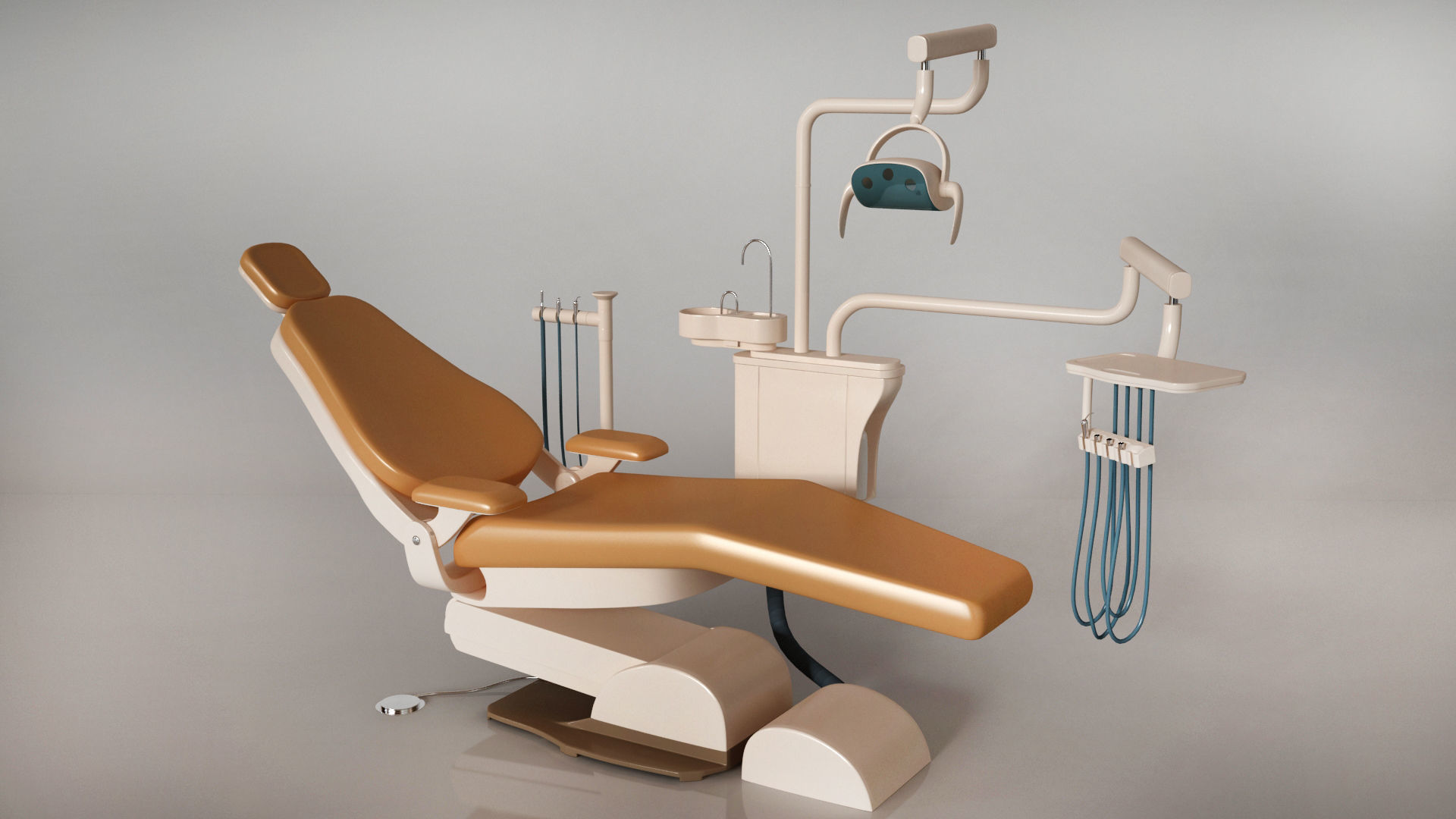 Fully equipped dental chairs
